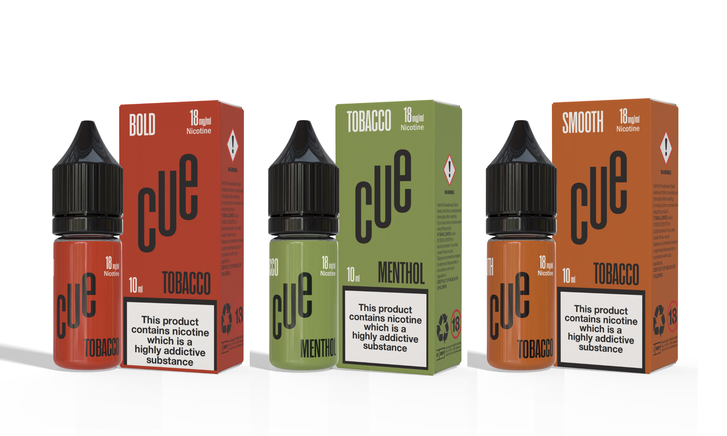 Cue Vapor 10ml Tobacco E-Liquids – Cue-Vapor
