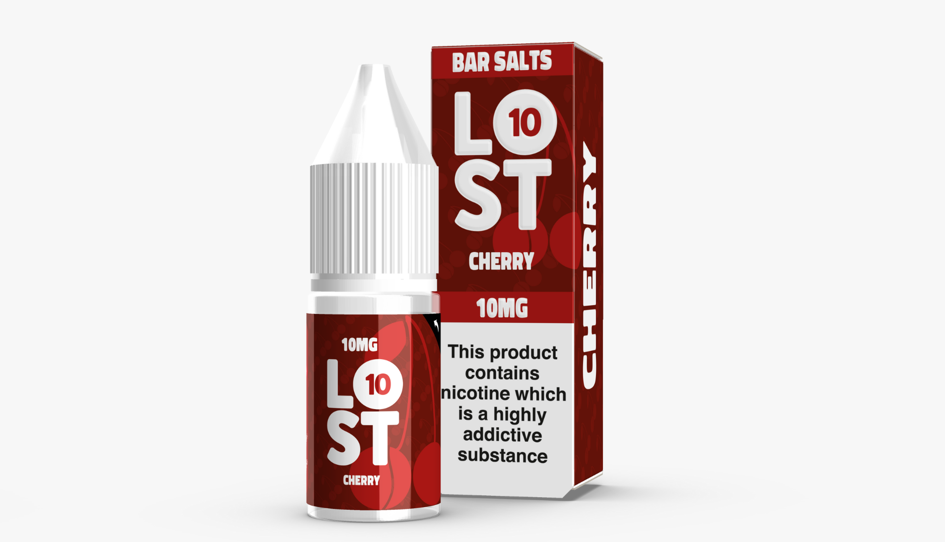 Cherry 10ml Nicotine Salt E-Liquid 10MG