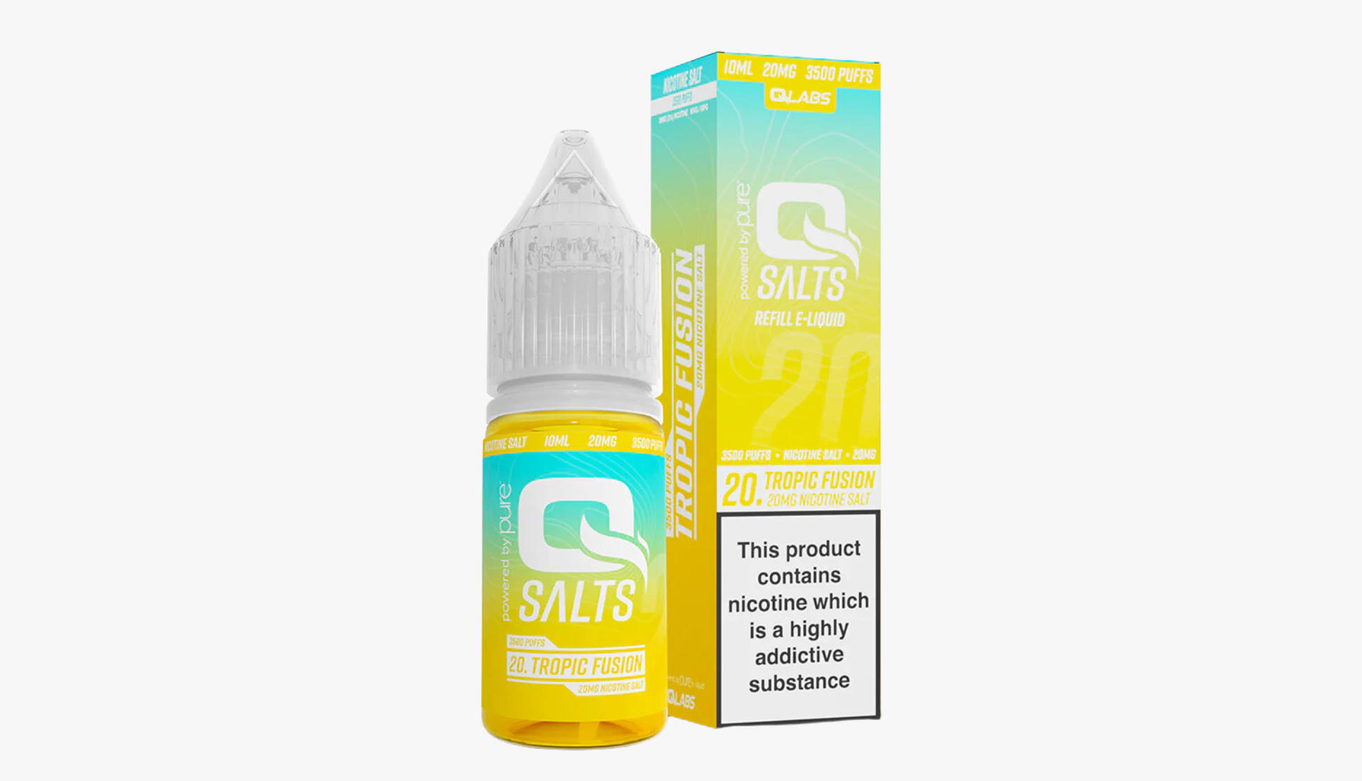 Tropic Fusion 10ml Nicotine Salt E-Liquid by Qsalts 20MG