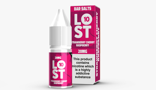 Strawberry Raspberry Cherry 10ml Nicotine Salt E-Liquid 20MG