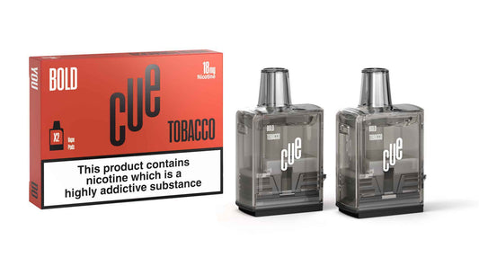 CUE Vapor Bold Tobacco Vape Pods 18MG