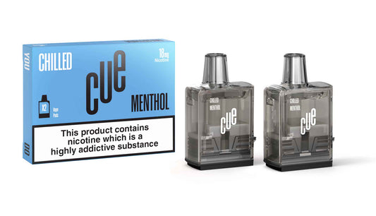 CUE Vapor Chilled Menthol Vape Pods 17MG